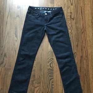 Earnest Sewn Dark Wash Straight Leg Jeans